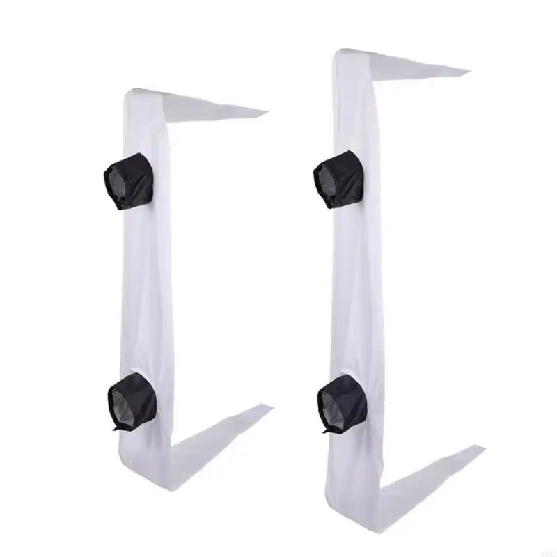 A0NC Window Door Seal Cloth Air Conditioner Air Lock Removable Flexible Sealing Set Portable Conditioner Air Outlet Seal