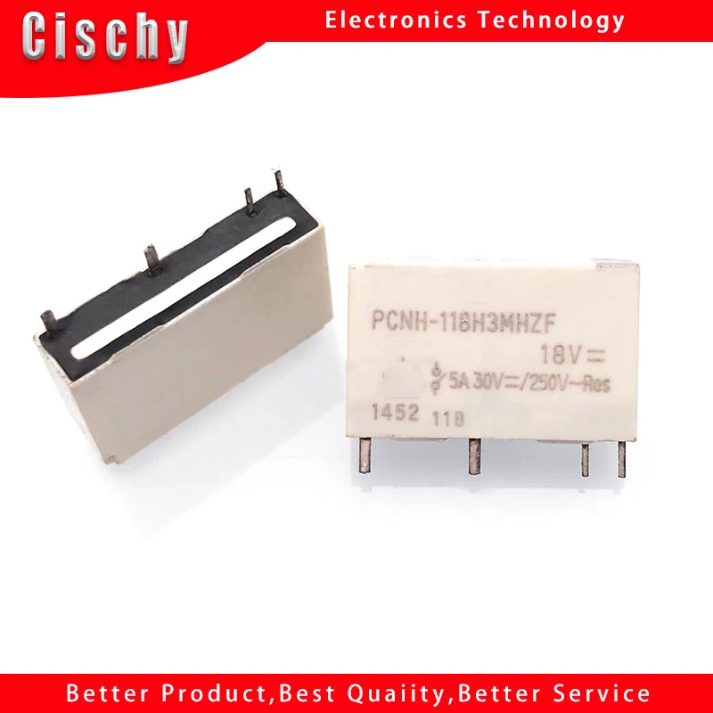 

10pcs/Lot Relay PCNH-118H3MHZF 18V 18VDC normally open 4 feet 5A PLC with PA1a 100%New original