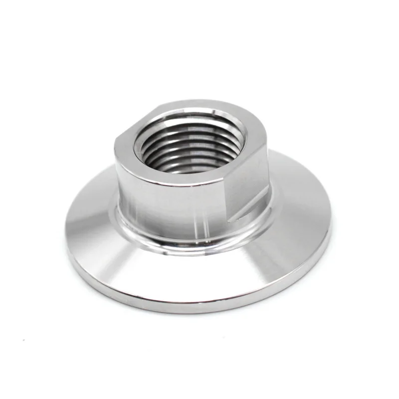 NPT Thread Adaptor Joint 1/4 1/2 3/4 1"SS304 Stainless Steel Sanitary Tri Clamp 25.4 50.5 64mm Male Female Pipe Fitting Homebrew