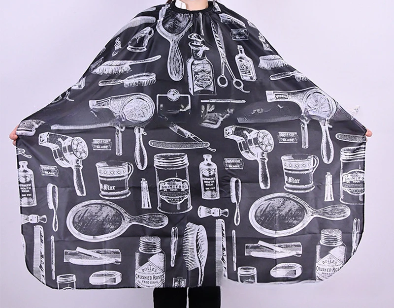 Hairdresser Aprons Haircut Cape Salon Hairdressing Hairdresser Cloth Gown Barber Pattern Waterproof Haircut Capes Accessories haircut cape hairdressing cape beauty salon apron