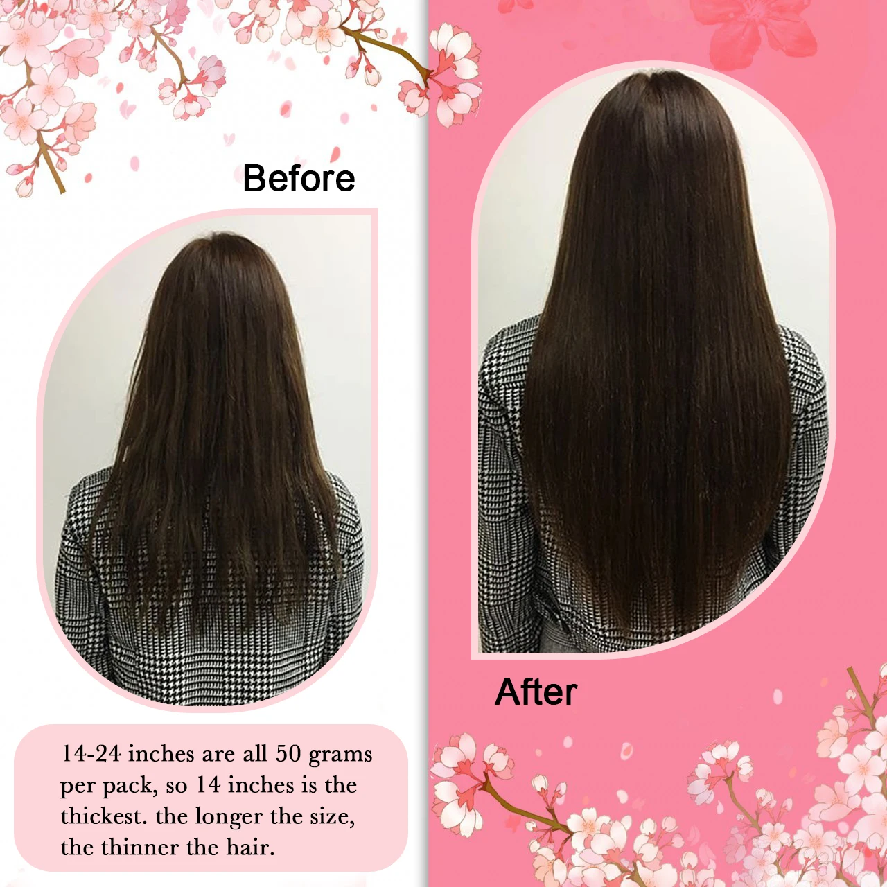 18 Inch Micro Loop Hair Extensions Real Human Hair Straight Micro Link Extensions Human Pre Looped 1g/s 50g