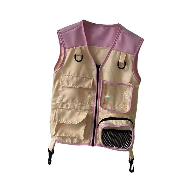 Kids Explorer Vest Multi Pockets Outfit Birthday Gifts Jungle Vest