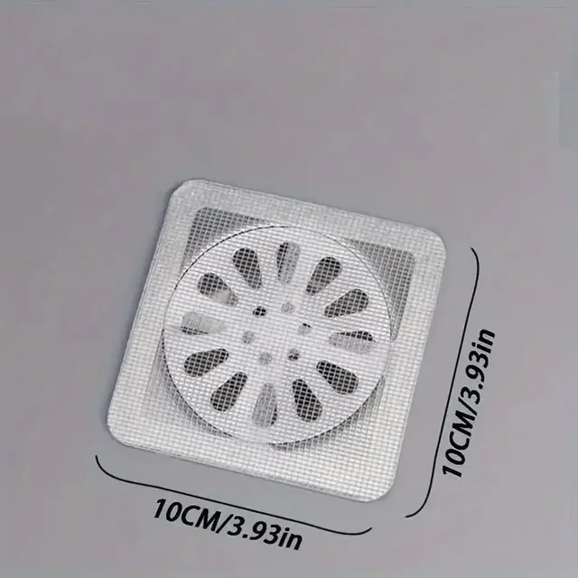 5 pezzi-30 pezzi - Adesivo per scarico a pavimento, schermo filtrante anti intasamento per cucina, adesivo per filtro per capelli da bagno, scarico a pavimento a prova di insetti 2