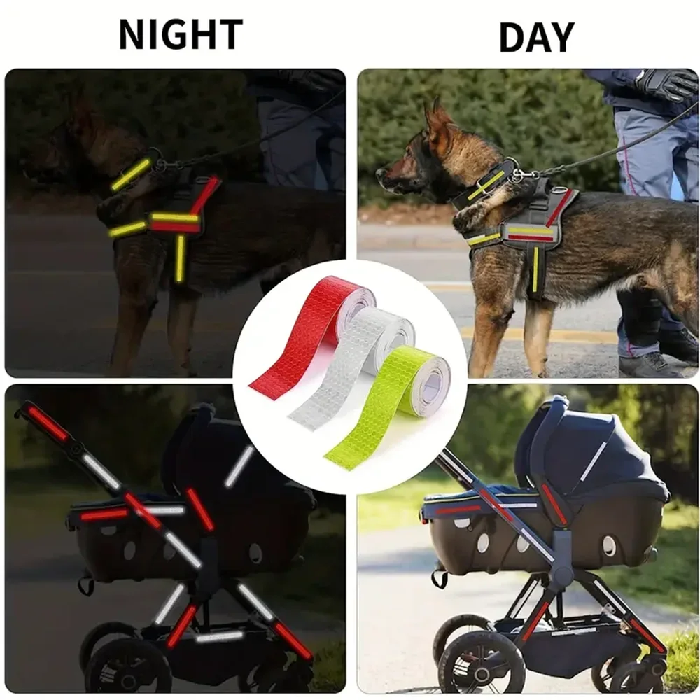 Reflective Tape Bands Reflective Warning Tape 5cm*3m Car Decoration Sticker