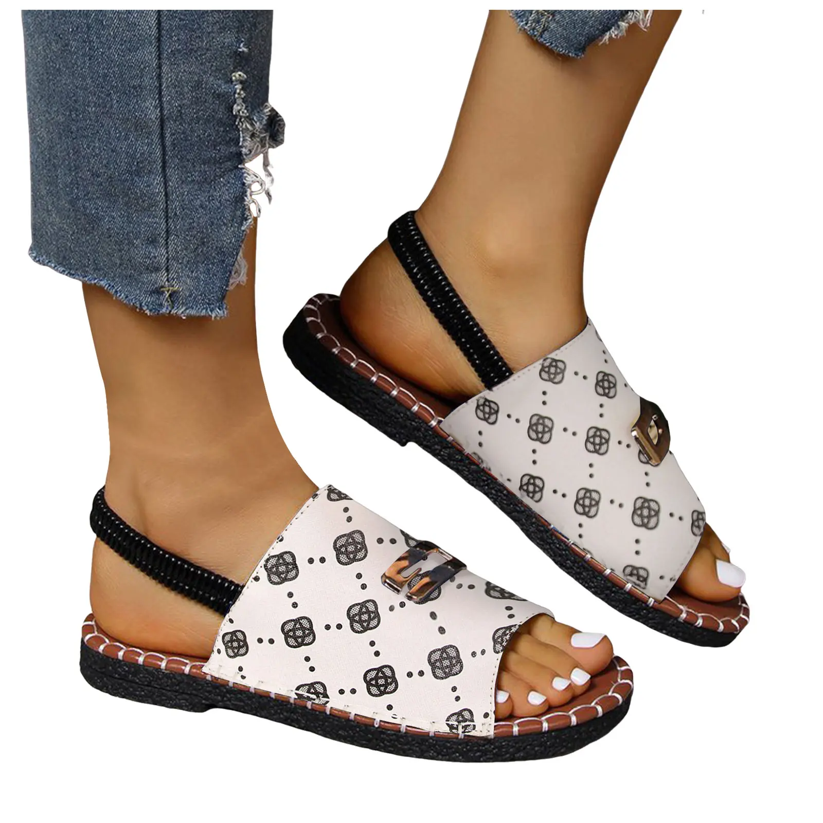 صندل كعب نسائي مدبب مقاس 43