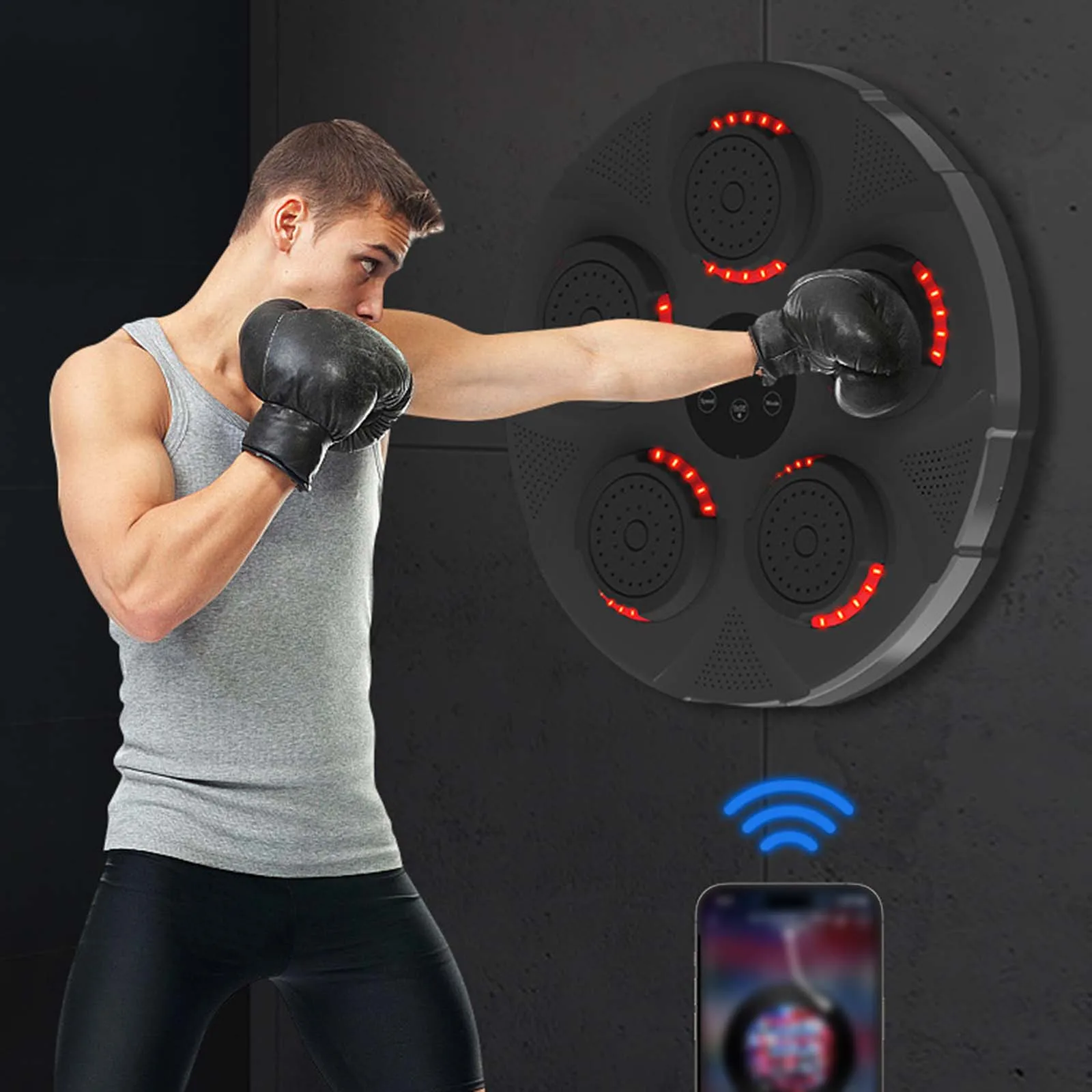 Muziekboksmachine, slimme Bluetooth-boksmachine voor aan de muur met