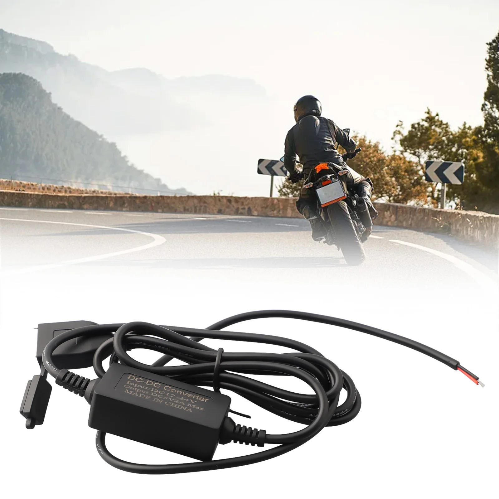 Motorcycle Electronics Accessories Motorcycle Charger 12V-24V Adapter USB Waterproof For Motorcycle Smart Phone images - 6