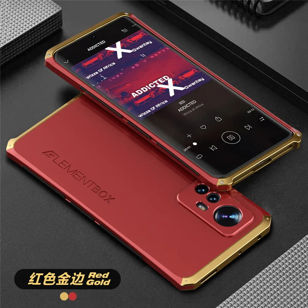 Durable Metal Armor Aluminum PC Phone Case Cover