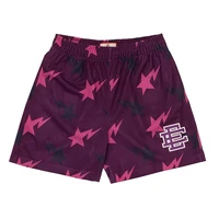 New 2025 Summer Eric Emanuel EE Basic Mesh Short Classic Floral Printed Gym Shorts Men's Gym Basketball Sports Beach Shorts 1