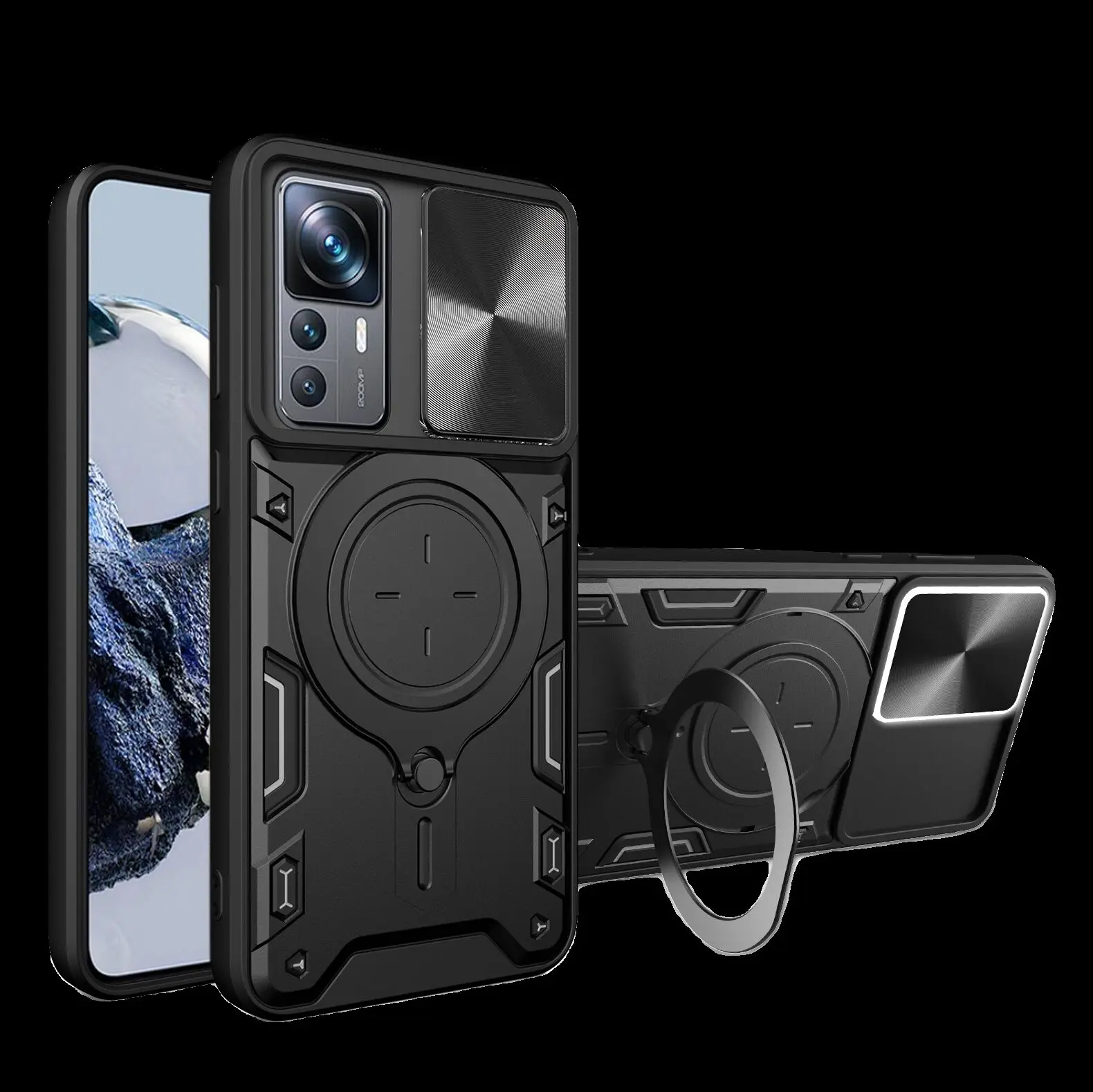 

Luxury Ring Case For Xiaomi 12T Redmi Note 12S 11 10 12 Pro Plus Original Magsafe Magnetic Holder Back Cover On Redmi Note 12S