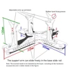 New Aircraft Model Assembly Bracket Laminated Board Stand Support Simulation Airplane DIY Tools with Scale for Painting Display 2