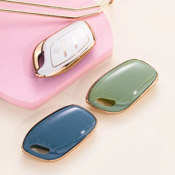 Soft TPU Car Remote Key Case Cover Holder Shell per MG ZS EV MG6 EZS HS EHS 2019 2020 Roewe RX5 i6 i5 RX3 RX8 ERX5 accessori - Soft TPU Car Remote Key Case Cover Holder Shell per MG ZS EV MG6 EZS