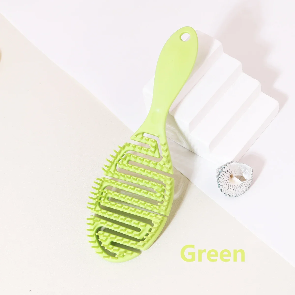 Hair Brush Scalp Massage Hair Brush Hollow Anti static Wet Hair Drying Dryer Brush Styling Tool For Real Hair Wigs