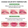 12Pcs/set Aloe Vera Lip Balm Color Changing Tinted Lip Balm Long Lasting Nutritious Temperature Moisturizing Lipstick 2