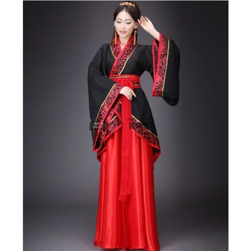 Hanfu National Costume Adult Ancient Chinese Cosplay Costume Women Clothes Lady Stage Dress