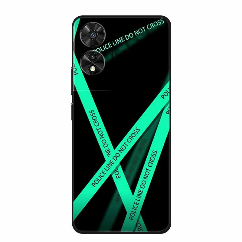 Black Geometric Silicone TPU Phone Case - Soft Back Cover Shield