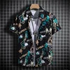 Beach Style Printed Shirts for Men - Short Sleeves Hawaiian Loose-Fit Casual Shirts 1
