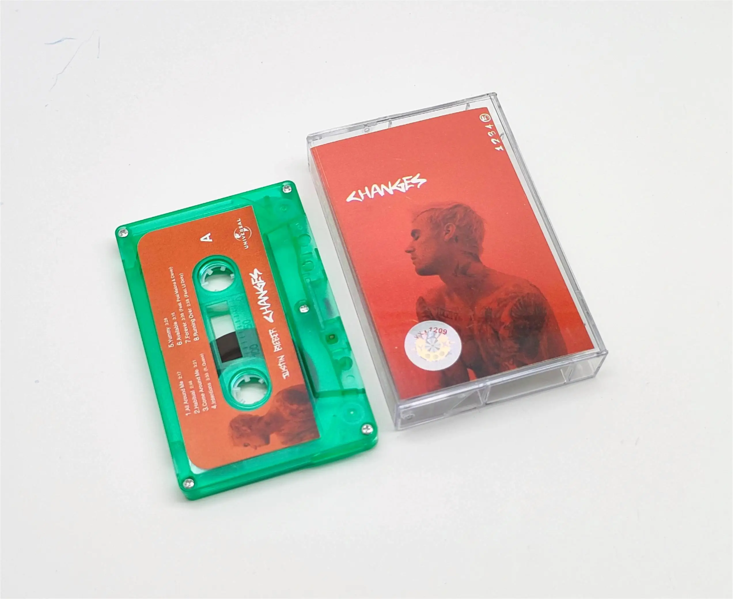 Classic Justin Bieber Music Magnetic Tape Justice Changes