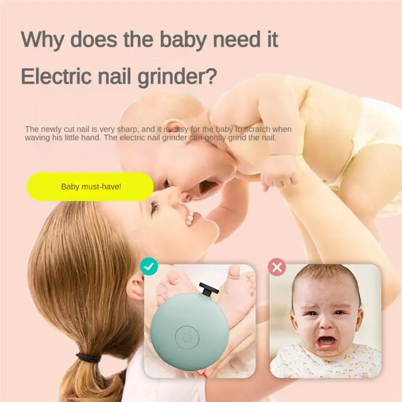 Infant Finger Toe Trimmer Universal Peeling Durable Simple Operation Polishing Baby Nail Care Tools Baby Nail Cutters Electric
