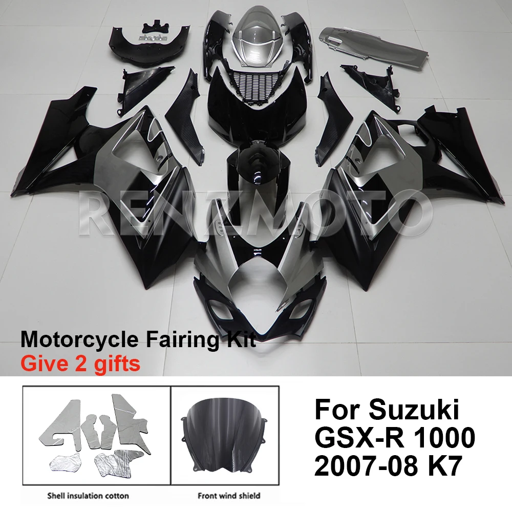 

Motorcycle Fairing Set Body Kit Plastic For Suzuki GSXR GSX-R 1000 2007-08 K7 Accessories Injection Bodywork S1007-113a