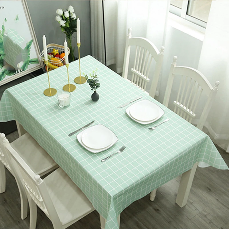 The tablecloth with a warm and cozy atmosphere, a high-temperature resistant tablecloth, and a waterproof, oil-proof, and no-was 2