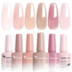 Venalisa HEMA-Free Autumn Collection Gel Nail Polish Kit - 6 Vibrant Fall Shades (2220 jelly color)