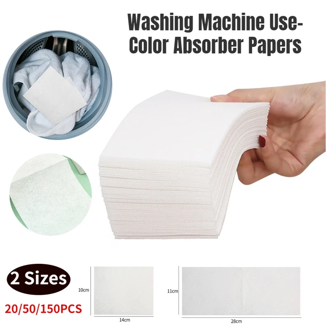 Worthbuy - Set of 50: Anti-Dyeing Color Absorption Laundry Sheet