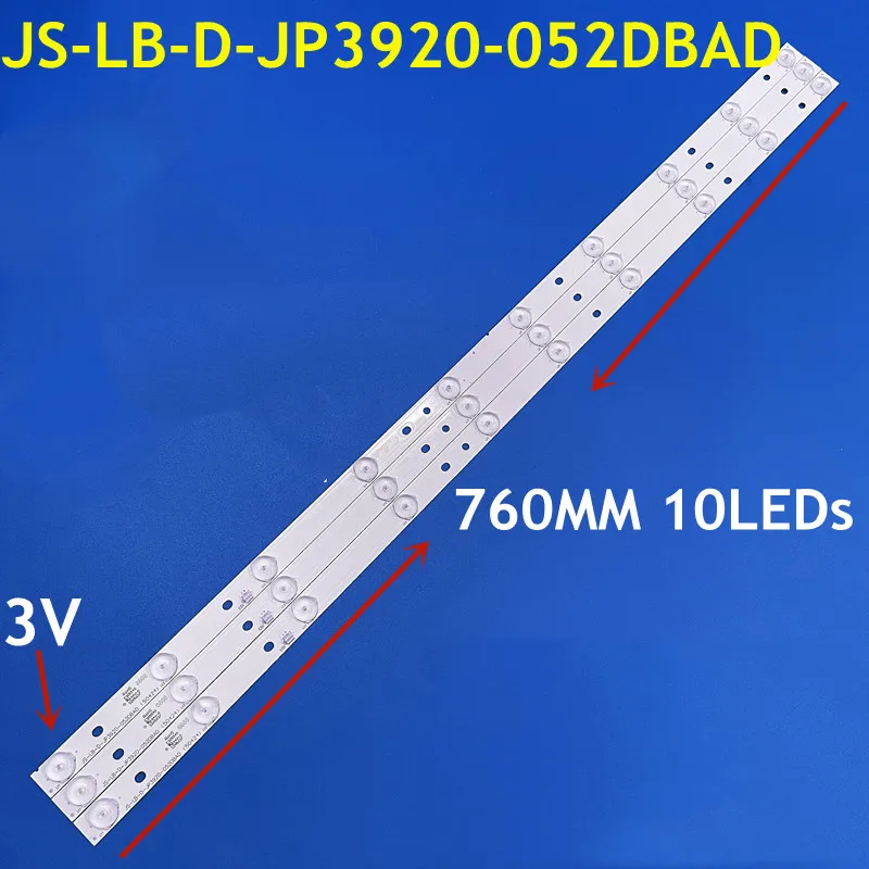 

New LED Backlight strip 10 lamp D39-2000 JS-LB-D-JP3920-052DBAD For LED39C330A LC390TU1A11 LED39C310A LED39C310B