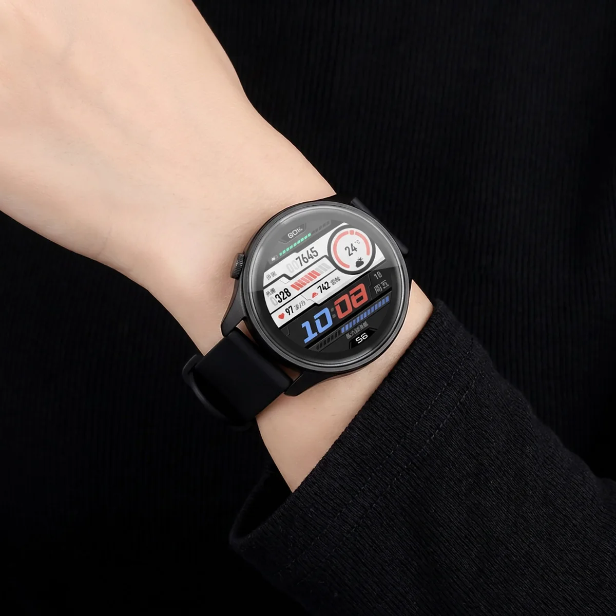 Enhanced Protective Case with Tempered Glass for Smartwatches - Anti-Scratch Cover for Premium Protection Against Wear and Tear