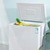 58L/72L Small Freezer, Energy Saving Chest Deep Freezer with 6 Level Adjustable Thermostat, Top Opening Compact Freezer 4
