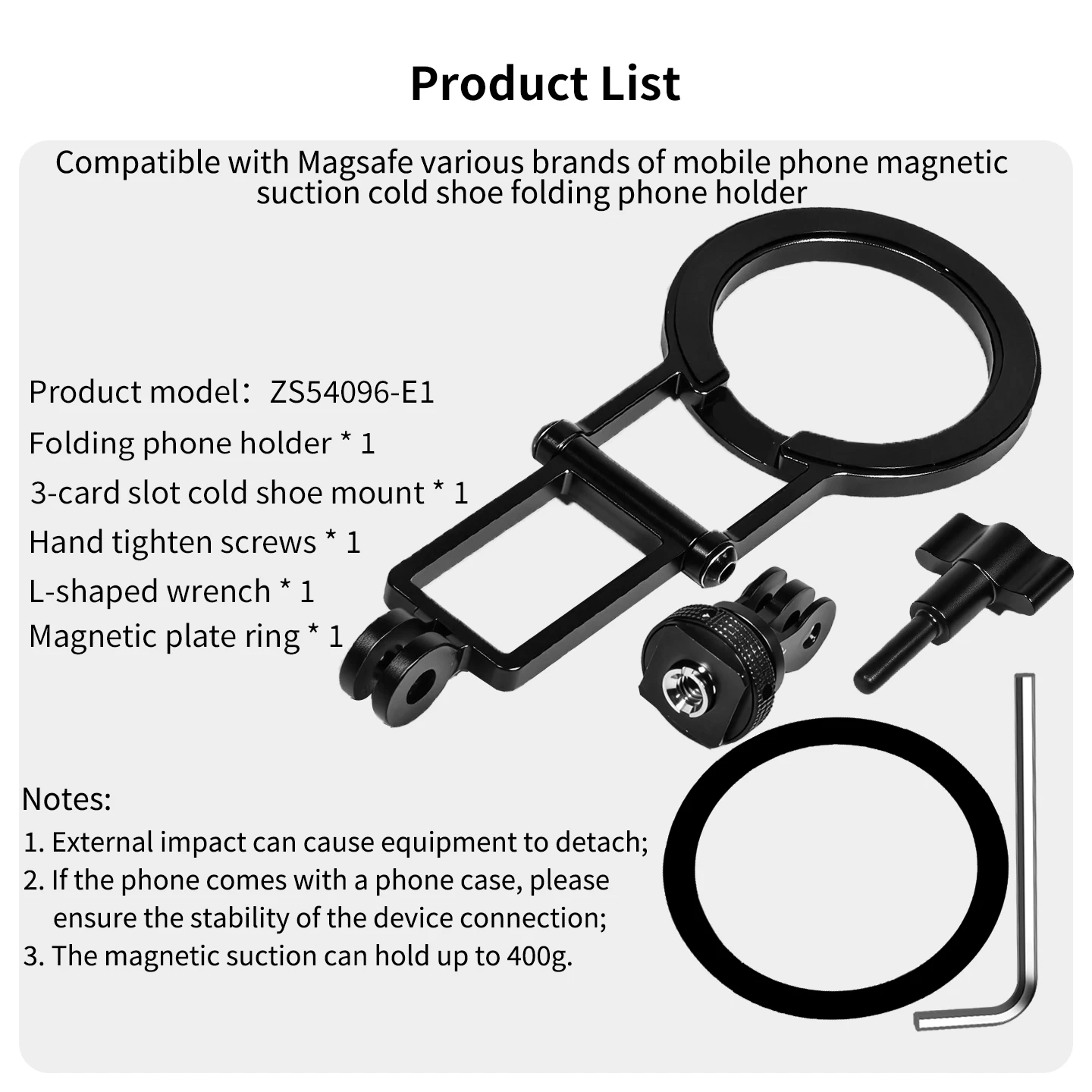 Magnetischer faltbarer Stativ-Handyhalter für MagSafe iPhone 17 16 15 Pro Max Smartphone – Tragbarer Handy-Ständer aus Aluminiumlegierung – Detail 12