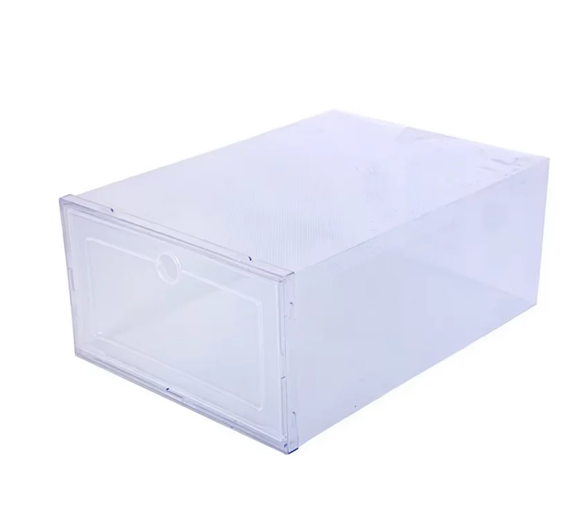 6 عبوات من صناديق الأحذية الشفافة، صندوق تخزين سمي...