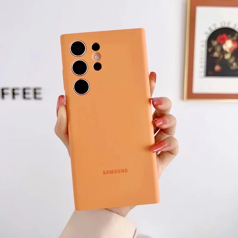 Luxury Soft Touch Anti-Shock Silicone Cover for Samsung Galaxy Ultra Series