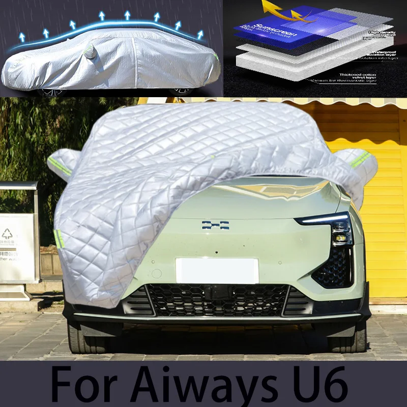 

For AIWAYS U6 Car hail protection cover, auto rain protection, scratch protection, paint peeling protection, car clothing