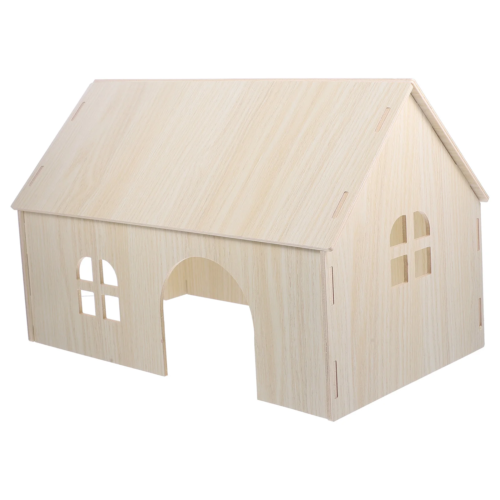 

Wood Hamster Hideout House Squirrel Wood House Hamster Playground Hamster Nest Wood House