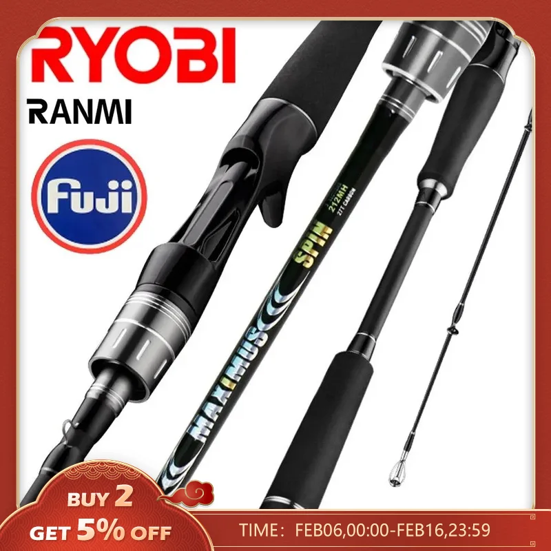 RYOBI RANMI MAXIMUS Lure Fishing Rod 1.8m 2.1m 2.4m 2.7m 3.0m 30T