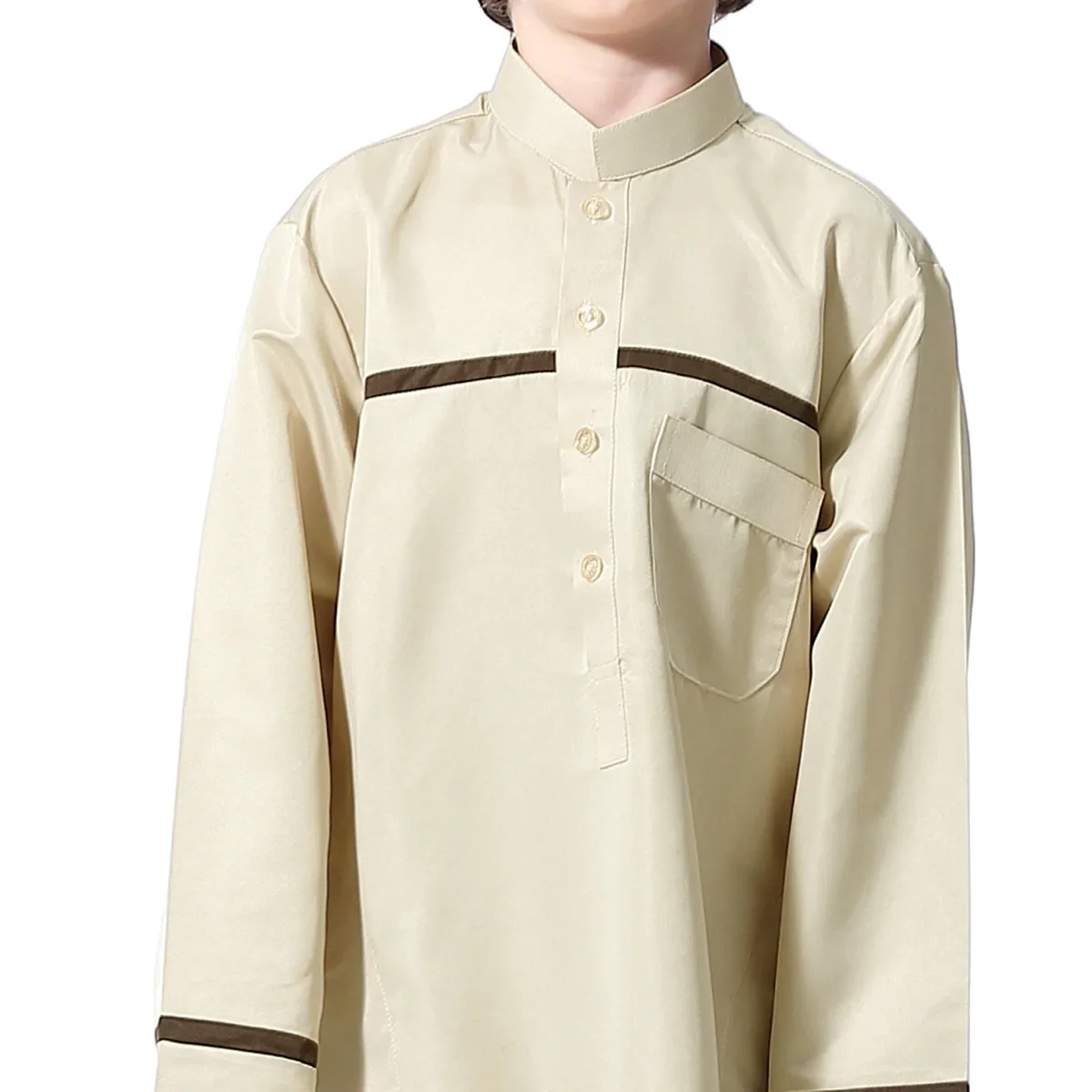 Boys Kids Islamic Muslim Jubba Kaftan Robe Arab Abaya Dishdasha Thobe Long Dress Middle East Arab Clothing Child Kaftan Caftan