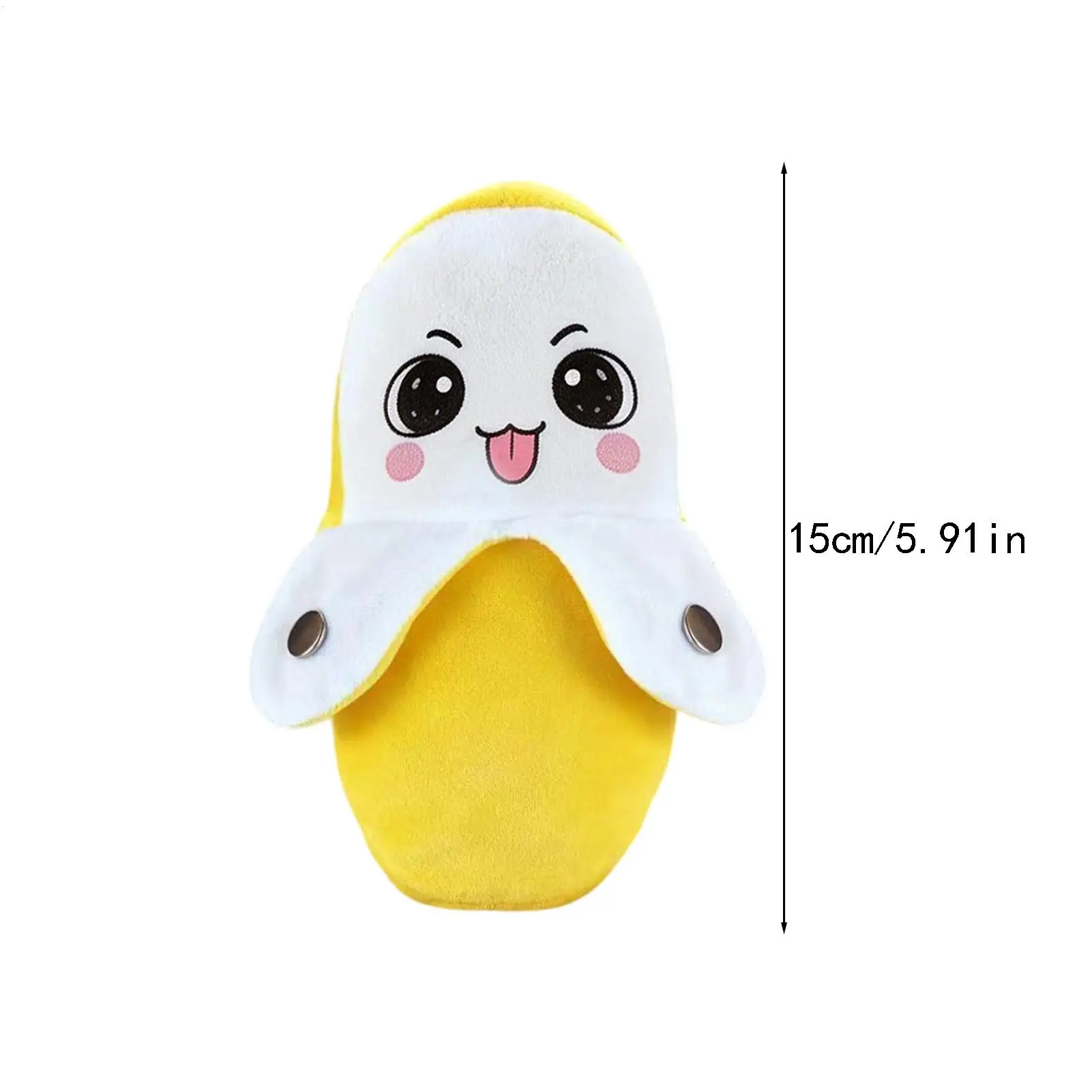 15cm 뮤지컬 비트 감지 기능이 있는 바나나 인형 장식품, 생일, 명절, 침실, 기숙사, 집, 소파, 자동차용 바나나 장난감
