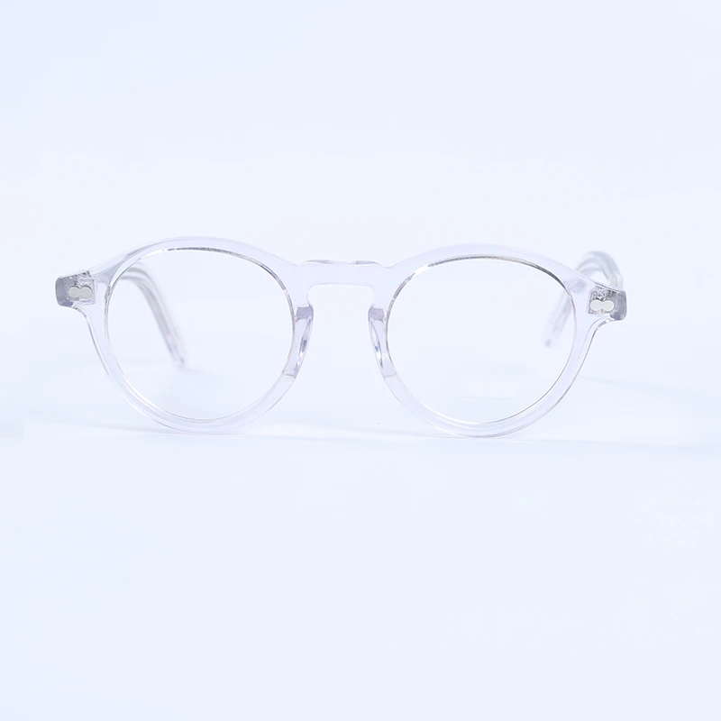 Herren Brillengestell Stil Brille Transparente Linse Johnny Depp Markendesigner Computer Männlich Vintage – Detail 11