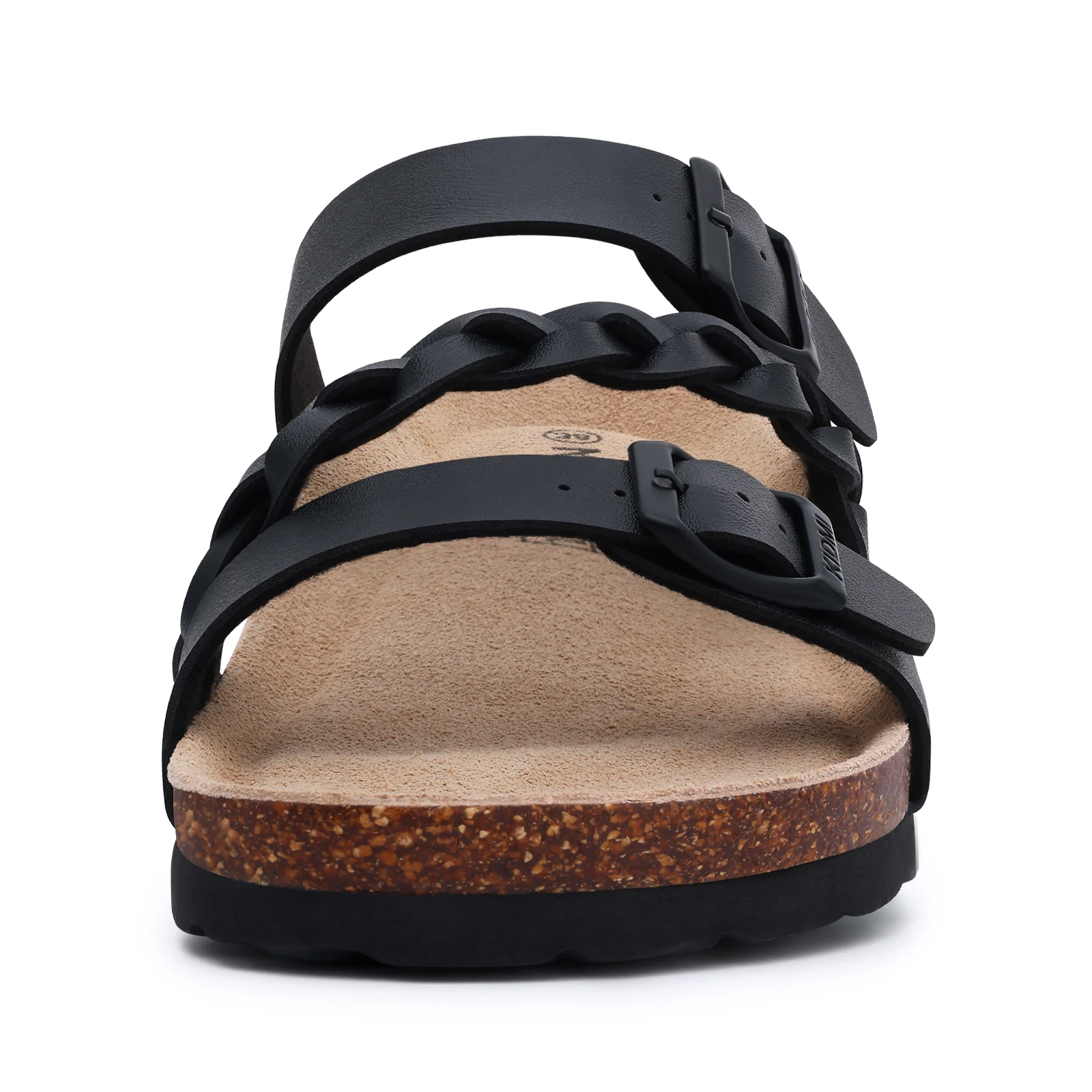 Litfun Women's Cork Sandals With Arch Support And Buckle Summer_voghion.com