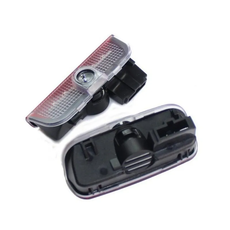 차량용 LED 문짝 웰컴 라이트 프로젝터 램프, VW 파사트 b9 b8 b7 b6 CC 골프 GTI T-ROC 투란 시로코 티구안 제타 샤란, 2 개
