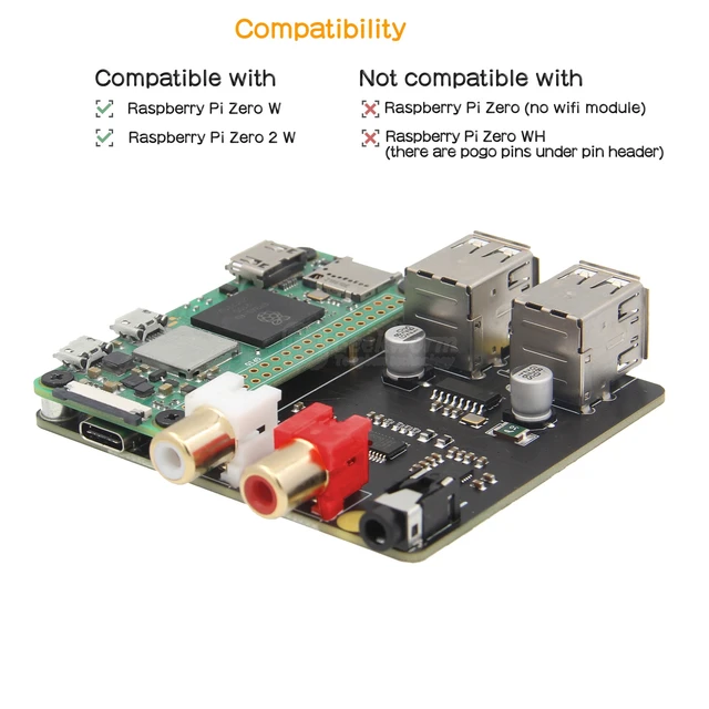 Raspberry Pi X20 HIFI Audio Kit (X20 ES9028Q2M DAC Board,X10-PWR Power –  Geekworm