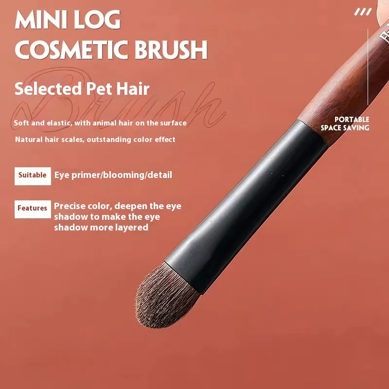 12pcs Mini Makeup Brushes Eyeshadow Brush Loose Powder Blusher Foundation Brush Travel Portable Make Up Brushes with Bag 2