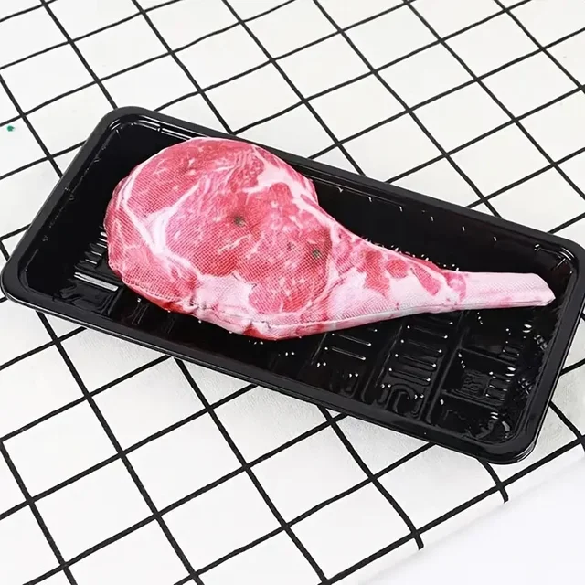 Simulation Squeaky Steak Dog Chew Toy Bite-Resistant Soft Carrot Animal Shaped Puppy Training Chewable Pet Supplies 5