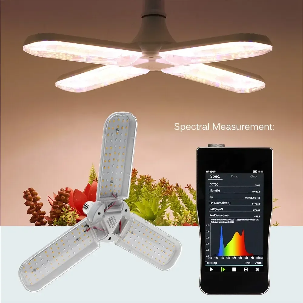 E27 Full Spectrum Grow Light 24W 36W 48W LED Foldable Phyto Lamp SMD2835 Bulb Indoor Plants Bloom Flowering Grow Lamp Garden led grow light grow light