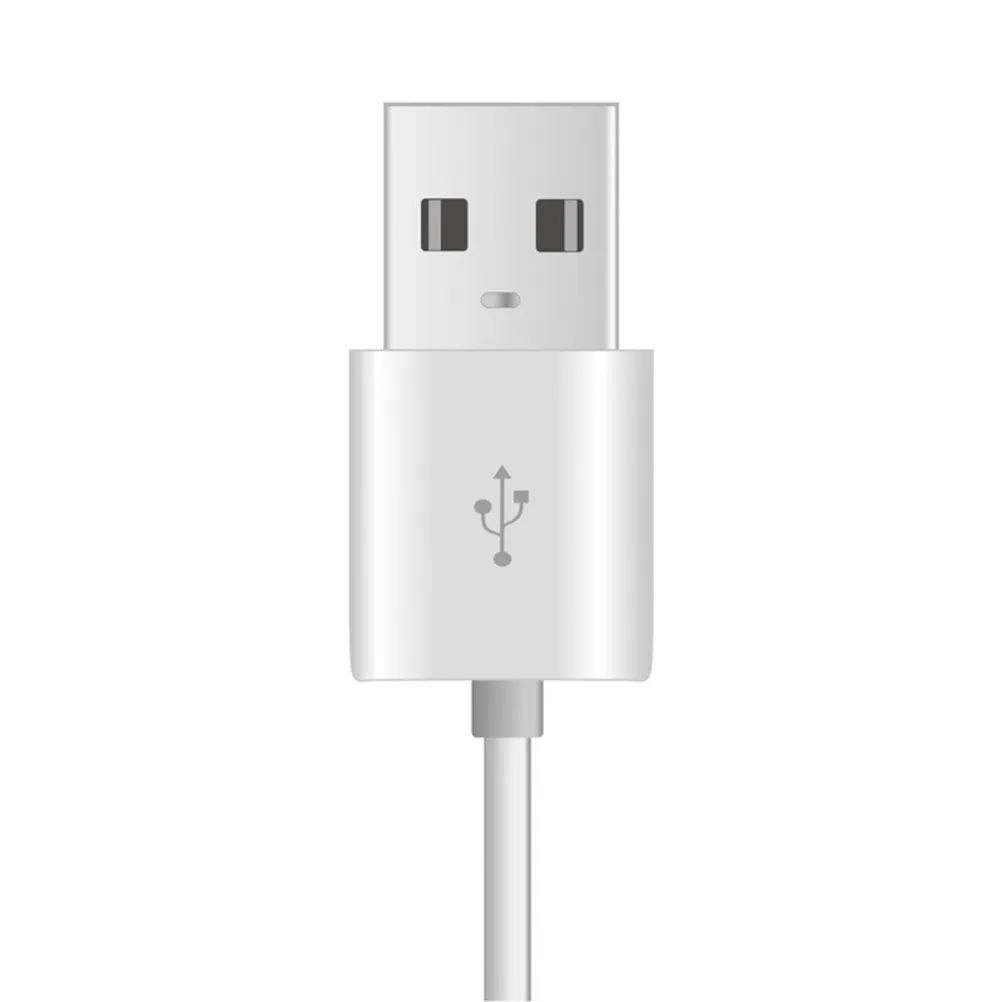 USB 스마트 워치 충전기 케이블 Gt88 K88h Kw08용 자기 4핀 고내구성 알루미늄 커넥터 빠른 데이터 전송 화이트