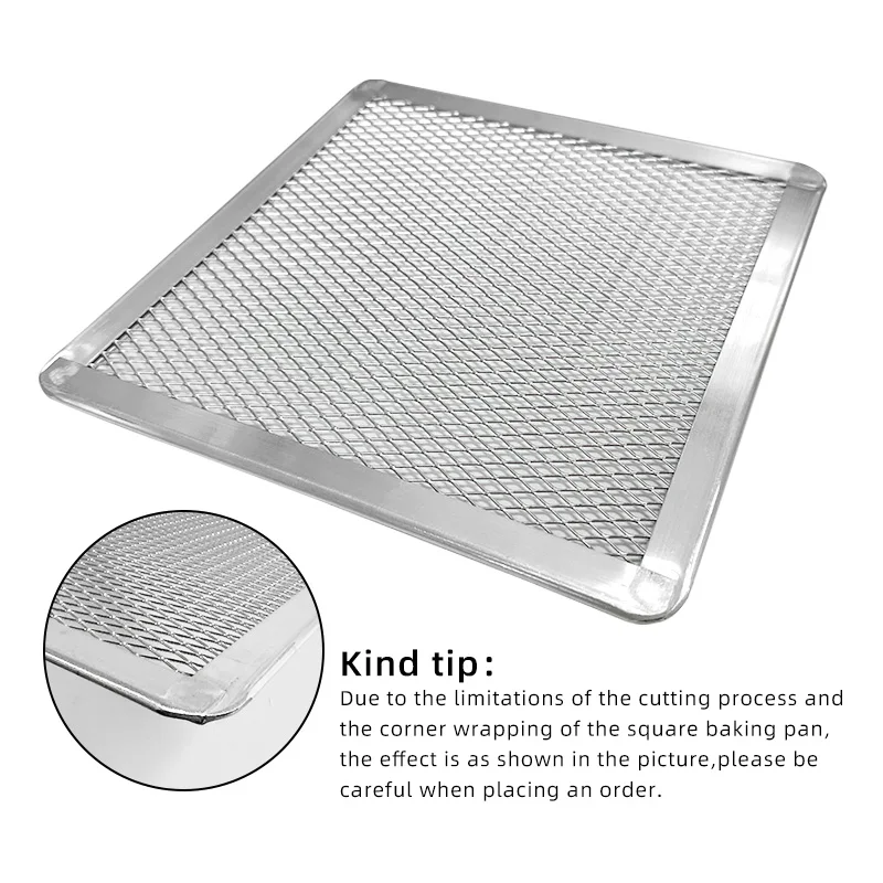Aluminum Bakeware Plate Baking Net Sheet Pan Thick Wire Cookie Rack for Oven Cooking Roasting Grilling Pizza Accessories
