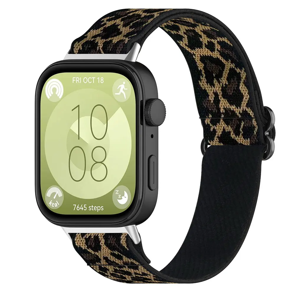 Nylon Loop Strap for Smart Watch - Adjustable Replacement Bracelet in Vibrant Colors
