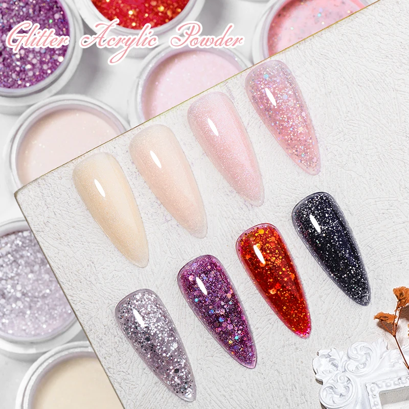Mtssii Nail Acrylic Powder and Liquid Monomer Nails Art Decoration For Manicure Crystal Nail Glitter 3D Nail Tips Carving Tools 5