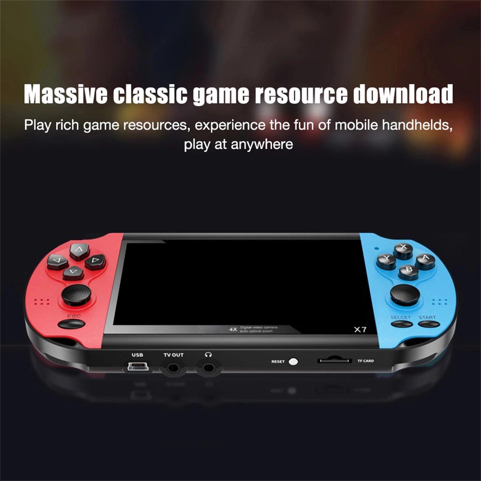 Hand Game Console Arcade Player Handheld for Child Portable Retro Video Kids Videogame Mini Emulator TV Classic Retrogaming Box - 6